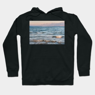 Sunset Waves and Mountains Hoodie